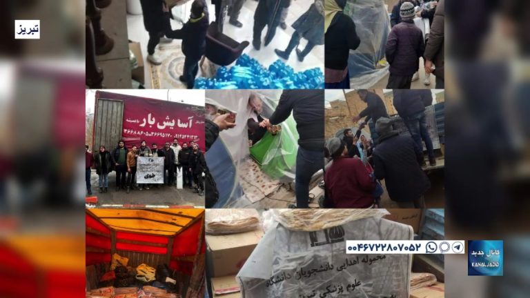 تبریز – ارسال کمک‌های دانشجویان دانشگاه علوم پزشکی به سمت مناطق زلزله‌زده خوی