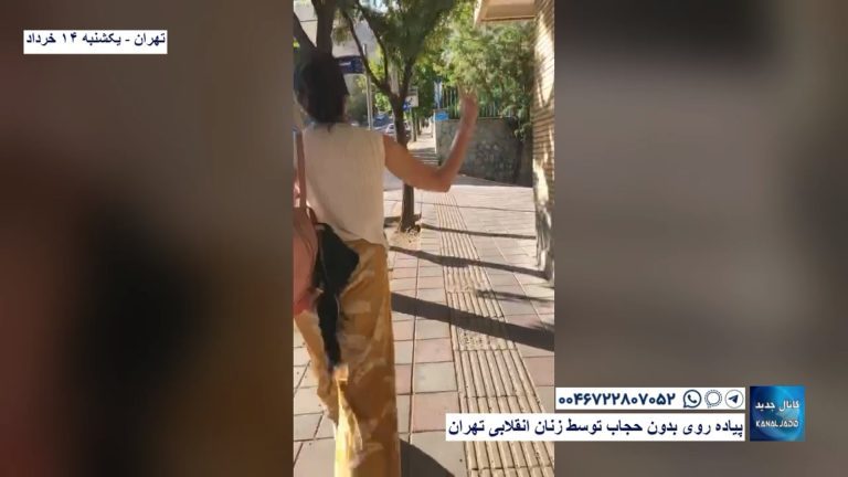 پیاده روی بدون حجاب توسط زنان انقلابی تهران