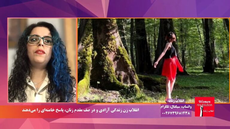 برنامه انقلاب زنانه؛ انقلاب زن زندگی آزادی و در صف مقدم زنان، پاسخ خامنه‌ای را می‌دهند