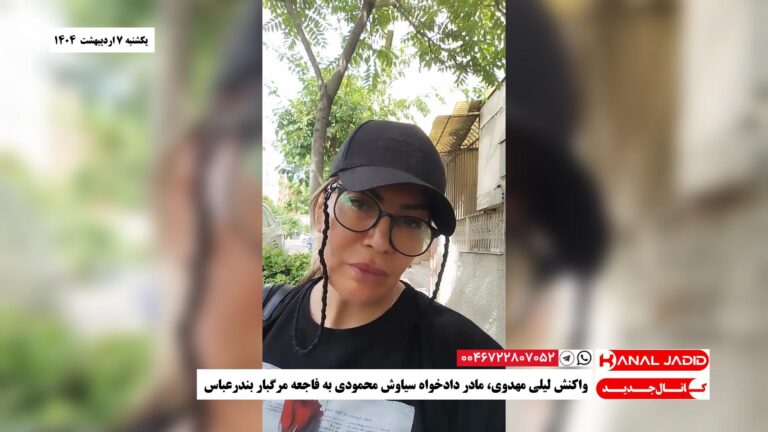 واکنش لیلی مهدوی، مادر دادخواه سیاوش محمودی به فاجعه مرگبار بندرعباس