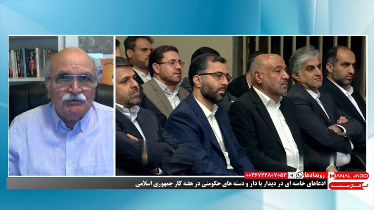 رویدادها: ادعای خامنه‌ای در دیدار با دارو دسته‌های حکومتی در هفته کار جمهوری اسلامی