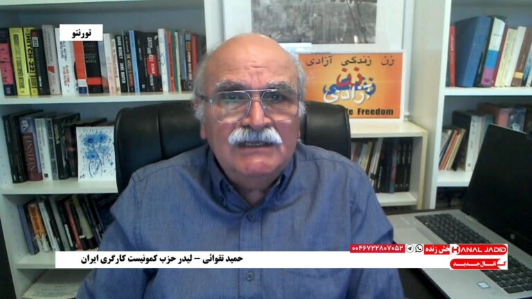 حمید تقوایی: جمهوری اسلامی مسئول مستقیم جنگ است؛ برای خاتمه دادن به این جنگ، باید با سازماندهی انقلابی حکومت را به زیر کشید