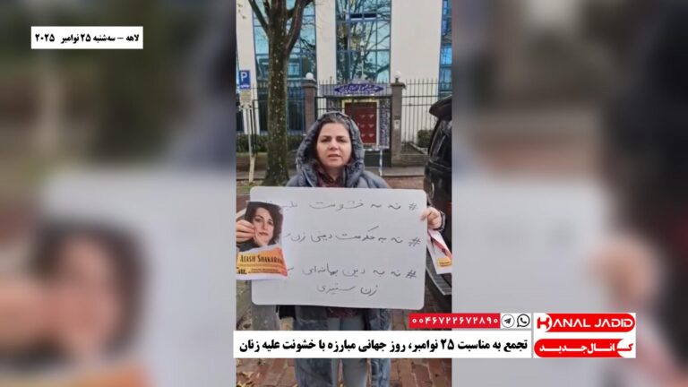 لاهه – تجمع به مناسبت ۲۵ نوامبر، روز جهانی مبارزه با خشونت علیه زنان